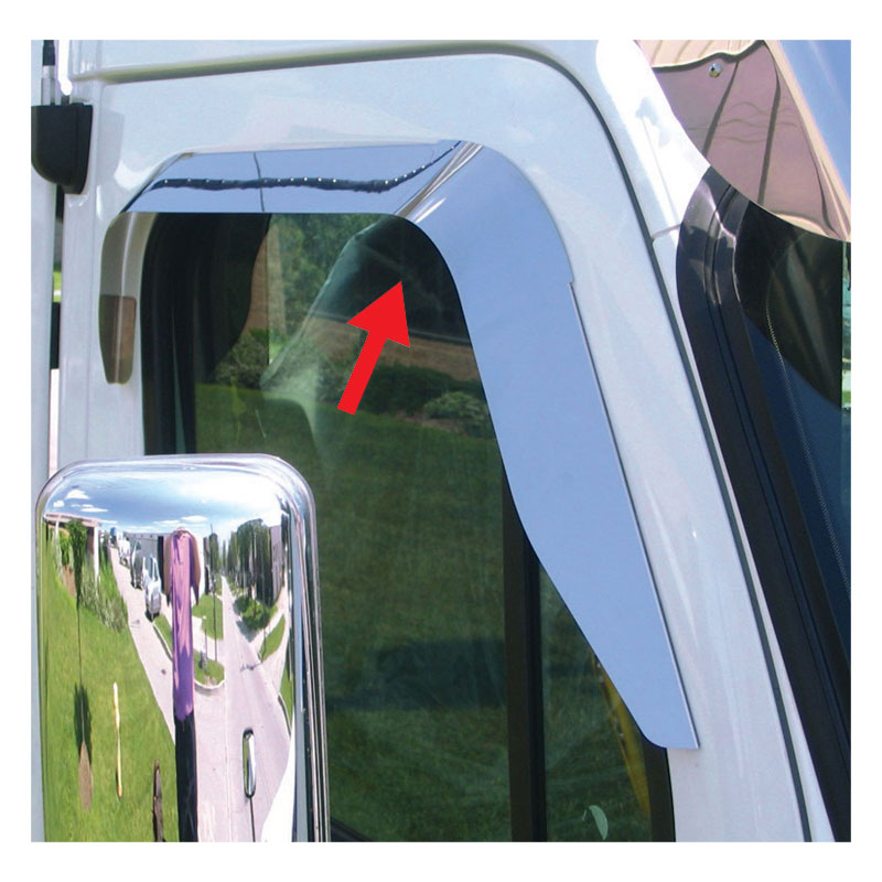 2020 freightliner cascadia window rain guards