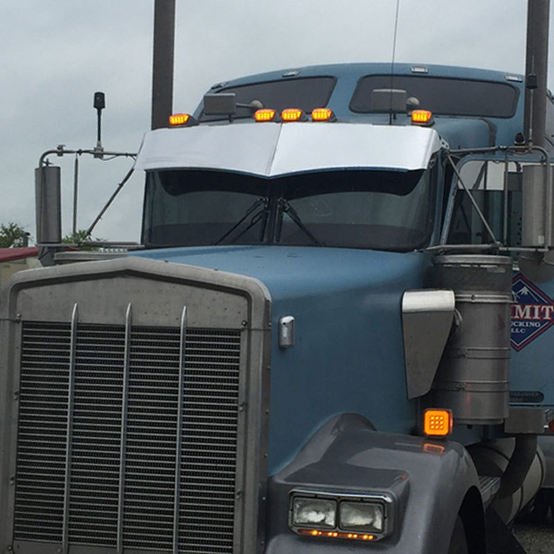 kenworth w900 reverse bowtie visor